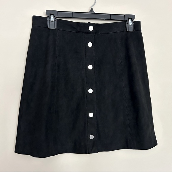 H&M Black A-line Mini Skirt with Zipper - Picture 1 of 5